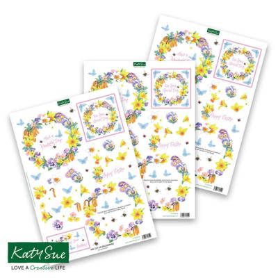 Katy Sue Designs 3D Die-Cuts - Spring Wreath