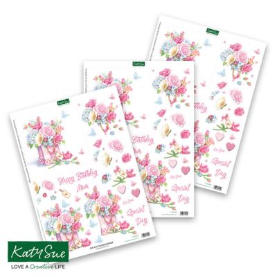 Katy Sue Designs 3D Die-Cuts - Filled With Flowers