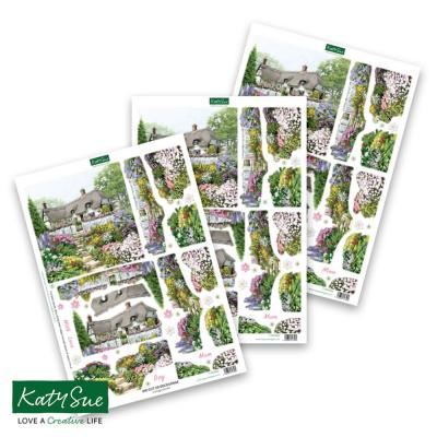 Katy Sue Designs 3D Die-Cuts - Cottage Garden