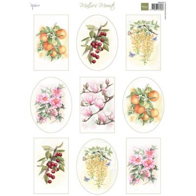 Marianne Design Decoupage Sheet A4 - Mattie's Mooiste Fruit & Flowers