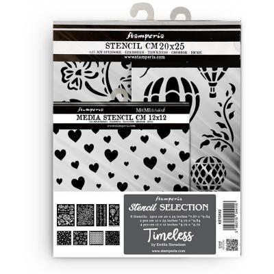 Stamperia Timeless Thick Stencil - Stencil Assortment