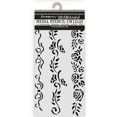 Stamperia Timeless Thick Stencil - 3 Borders