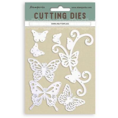 Stamperia Cutting Dies - Swirly Butterflies