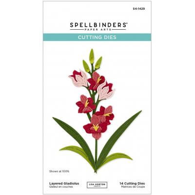 Spellbinders Paper Arts Etched Dies - Layered Gladiolus
