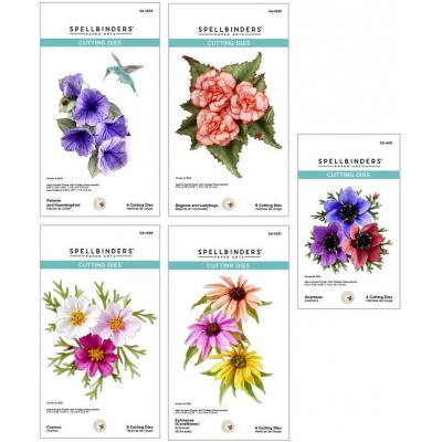 Spellbinders Paper Arts Etched Dies - Summer Solstice Garden Bundle
