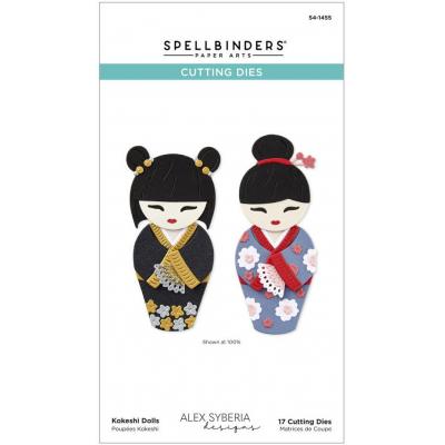 Spellbinders Paper Arts Etched Dies - Kokeshi Dolls