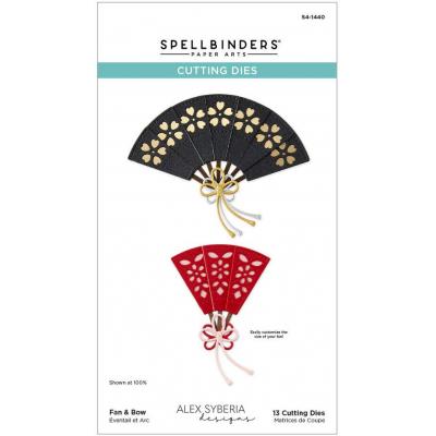 Spellbinders Paper Arts Etched Dies - Fan & Bow