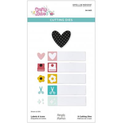 Spellbinders Paper Arts Etched Dies - Labels & Icons