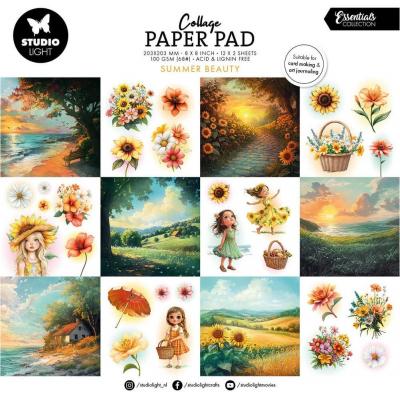 Studio Light Summer Beauty - Collage Paper Pad