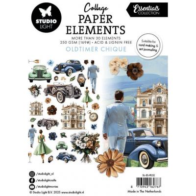 Studio Light Oldtimer Chique - Collage Paper Elements