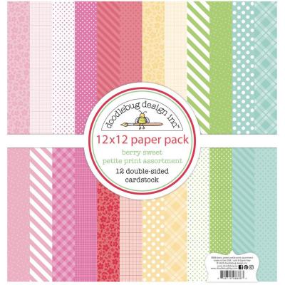 Doodlebug Design Berry Sweet - Petite Prints Assortment