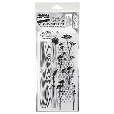 tampers Anonymous Mixed Media Tim Holtz Stempel + Schablone - Mixed Media #59