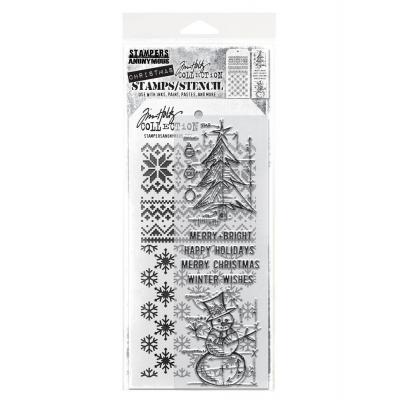 tampers Anonymous Mixed Media Tim Holtz Stempel + Schablone - Mixed Media #58
