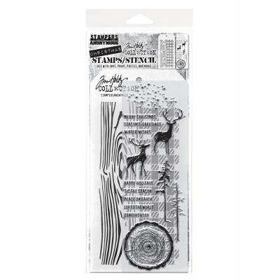 tampers Anonymous Mixed Media Tim Holtz Stempel + Schablone - Mixed Media #57