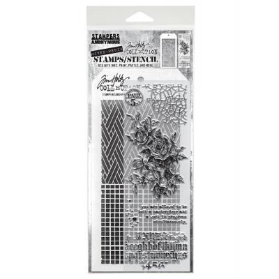 tampers Anonymous Mixed Media Tim Holtz Stempel + Schablone - Mixed Media #19