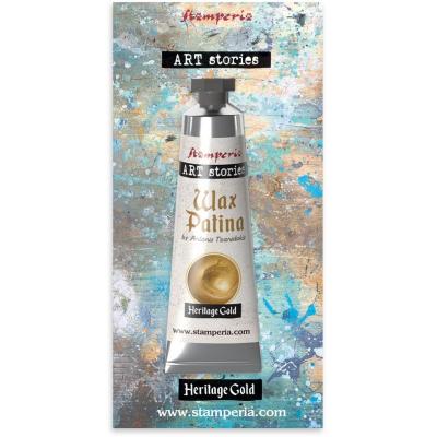 Stamperia Art Stories Wax Patina  - Heritage Gold