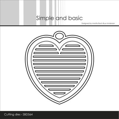 Simple and Basic Cutting Dies - All Lined up - Heart