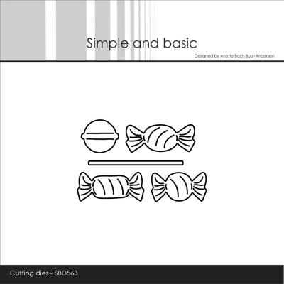 Simple and Basic Cutting Dies - Lollipop and Sweets