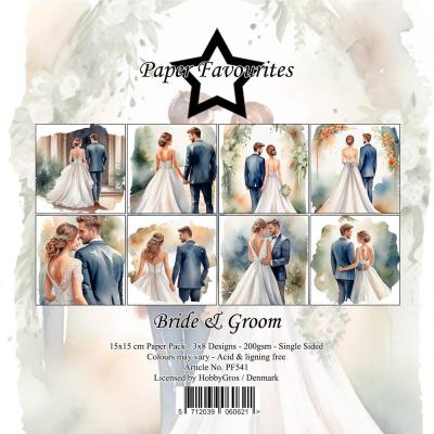 Paper Favourites Paper Pad - Bride & Groom