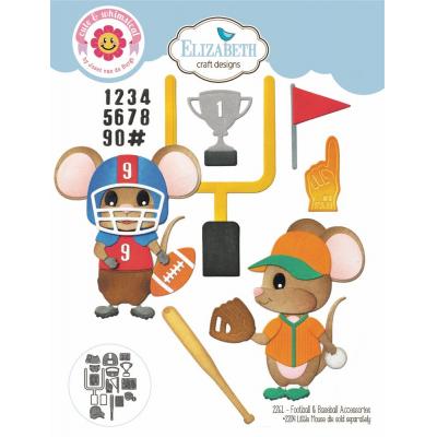 Elizabeth Craft Designs Good Times Dies - Football & Baseball Accessories