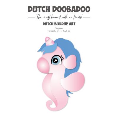 Dutch Doobadoo Card Art Build Up Art Stencil - Sea Horse