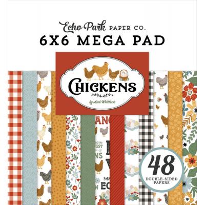 Echo Park Chickens - Cardmakers Mega Pad