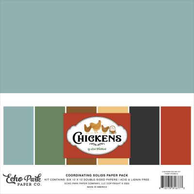 Echo Park Chickens - Coordinating Solids