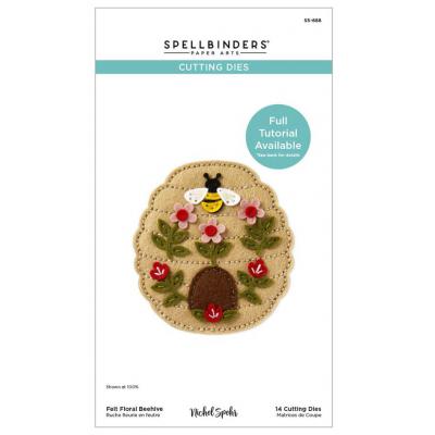 Spellbinders Paper Arts Etched Dies - Floral Beehive