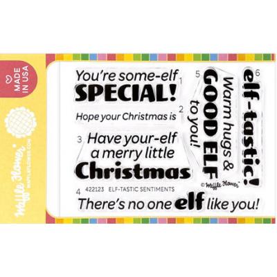 Waffle Flower Stempel - Elf-Tastic Sentiments