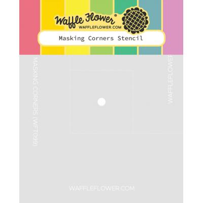 Waffle Flower Stencil - Masking Corners
