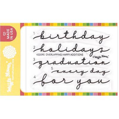 Waffle Flower Stempel - Overlapping Happy Additions