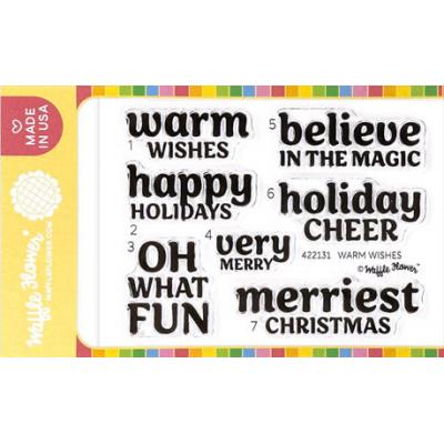 Waffle Flower Stempel - Warm Wishes