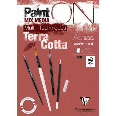 Clairefontaine PaintON Mixed Media Papier - Terracotta