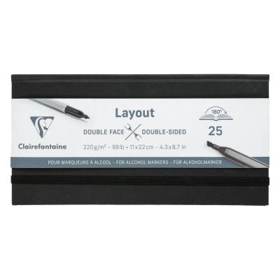 Layout Skizzenbuch Alkoholmarker