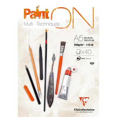 Clairefontaine PaintON Mixed Media Papier - Extraweiß