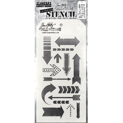 Stampers Anonymous Tim Holtz Stencil - Arrows