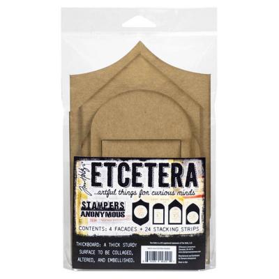Stampers Anonymous Tim Holtz Etcetera Chipboard - Facades