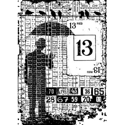 Stampers Anonymous Tim Holtz Stempel - Optimist
