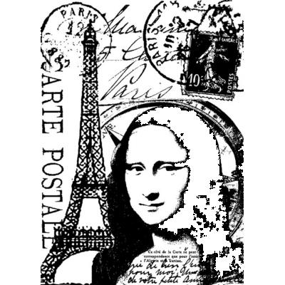 Stampers Anonymous Tim Holtz Stempel - Paris