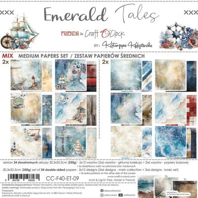 Craft O'Clock Emerald Tales - Medium Papers Set