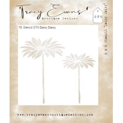 Tracy Evans Stencil - Daisy Daisy