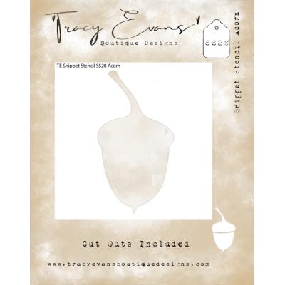 Tracy Evans Stencil - Acorn