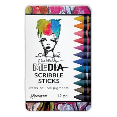 Ranger Dina Wakley Media Scribble Sticks 5
