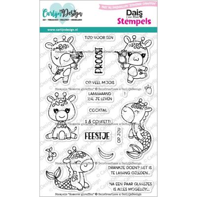 CarlijnDesign Stempel - Zomerse Giraffen