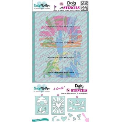 CarlijnDesign Stencils - Zomerse Scenes