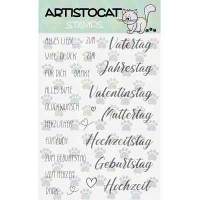 Artistocat Stamps Stempel - Alles Liebe