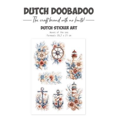 Dutch Doobadoo Waves Of The Sea - Stickers Art Transparant