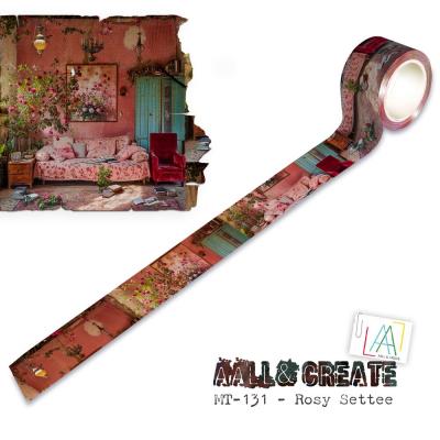 Aall and Create Layer-It-Up Washi Tape - Rosy Settee