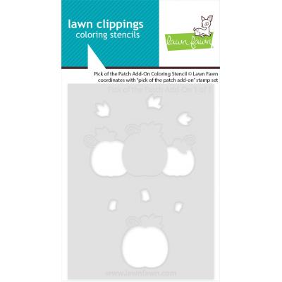 Lawn Fawn Coloring Stencil - Pick Of The Patch Add-On