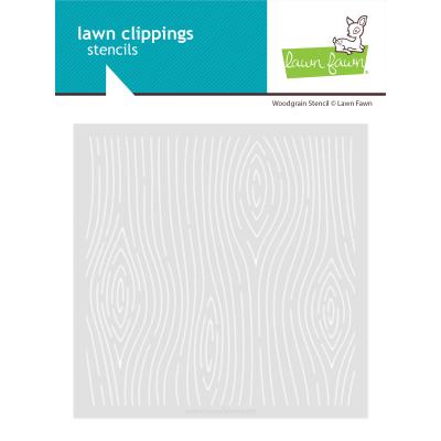 Lawn Fawn Stencil - Woodgrain